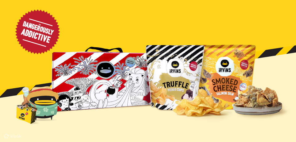 irvins telur masin kulit ikan truffle chips ubi kayu