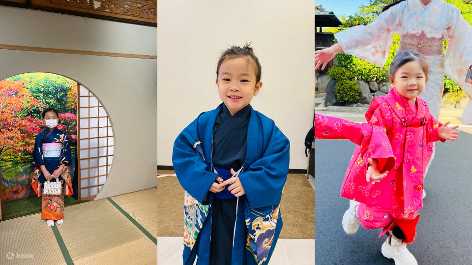 無料手荷物預かり、着物保険無料、無料店舗間（清水寺店、嵐山店、八坂神社店、伏見稲荷店）返却。