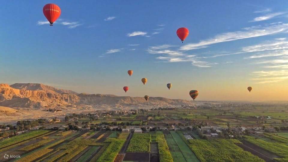 Luxor: Menaiki Belon Udara Panas di atas Peninggalan Luxor dengan Pemindahan Hotel