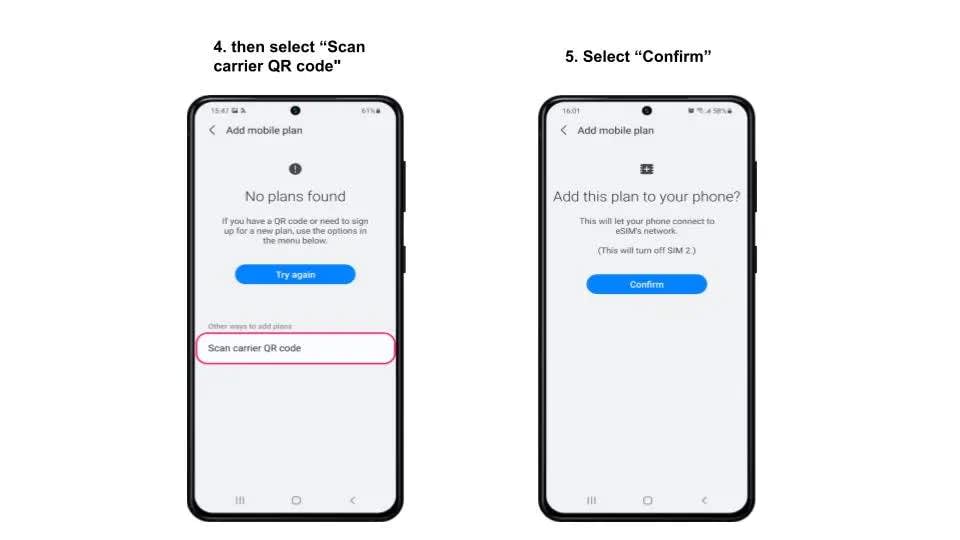 eSIM 4G pour Taïwan