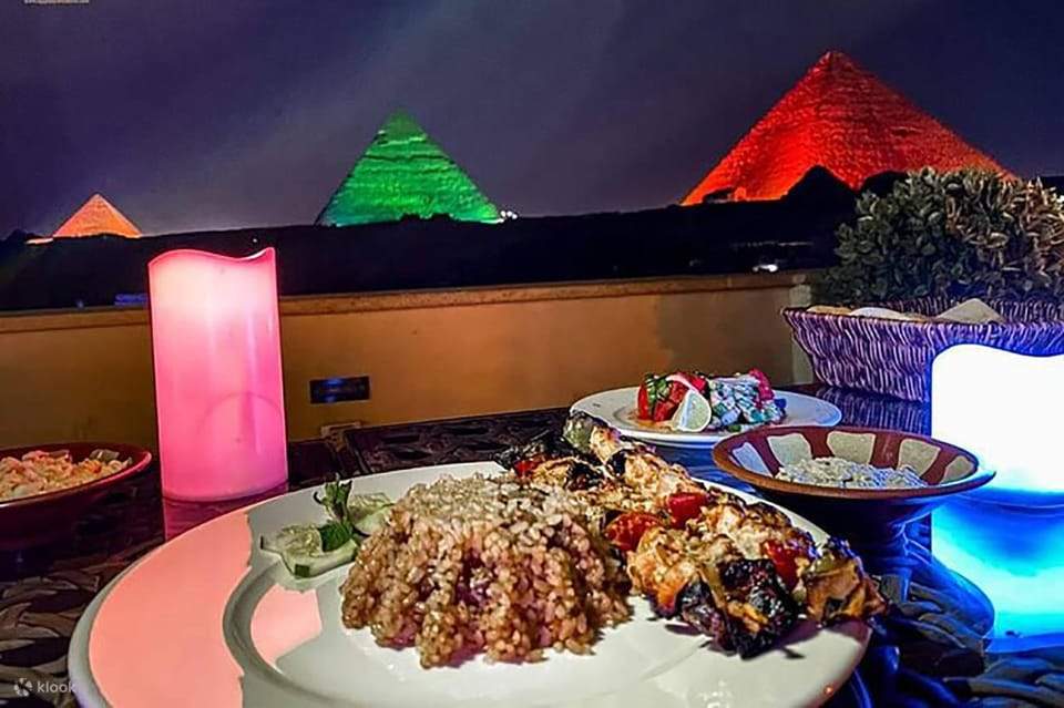 Cairo: Sound and light show with Dinner and Pyramids view - Klook