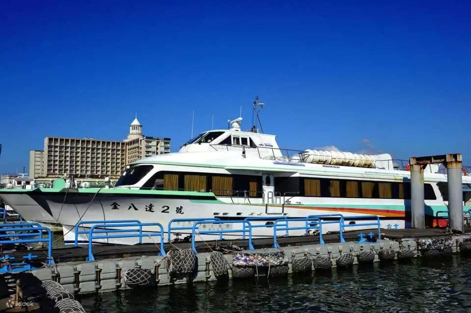 Lễ hội pháo hoa Penghu 2024 Thuyền pháo hoa trên biển