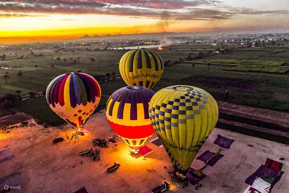 Luxor: Đi khinh khí cầu ngắm Cổ vật Luxor kèm đưa đón tại khách sạn