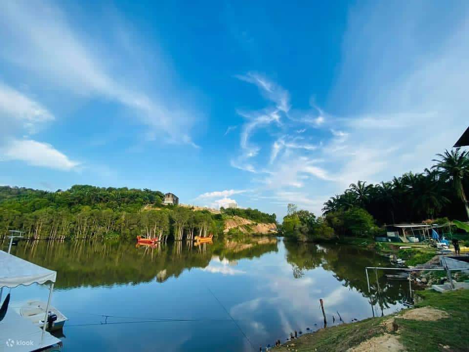 Maravilloso paisaje en la Granja Feliz del Tío Wong