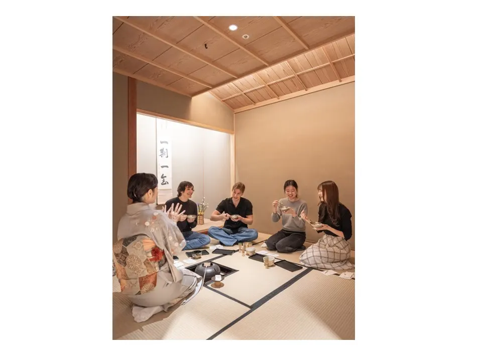 东京丰洲teamLab附近的传统茶道↓