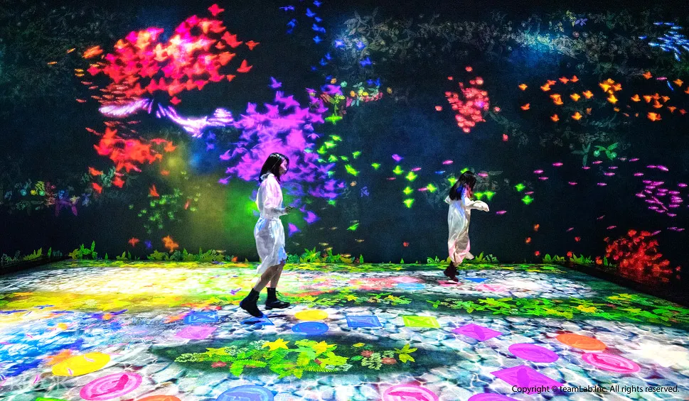 Teamlab 未來遊樂園 與花共生的動物們 Klook客路台灣 Teamlab 未來遊樂園 與花共生的動物們 Klook客路台灣