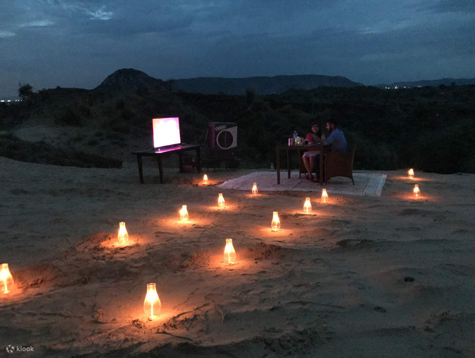 Dune Candle Light Dinner in Jaipur Klook