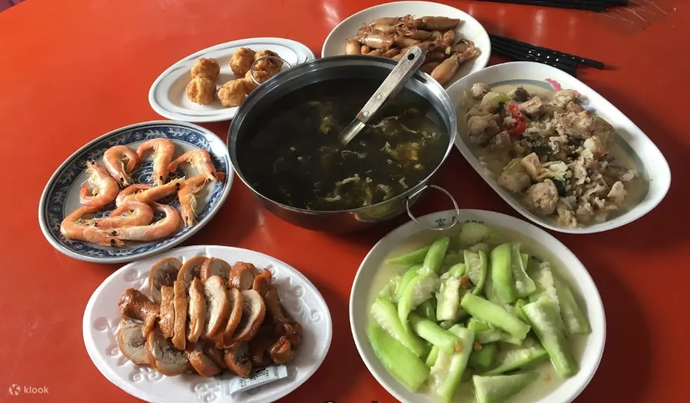 沙港渔货料理品尝（沙港风味餐：6菜1汤）