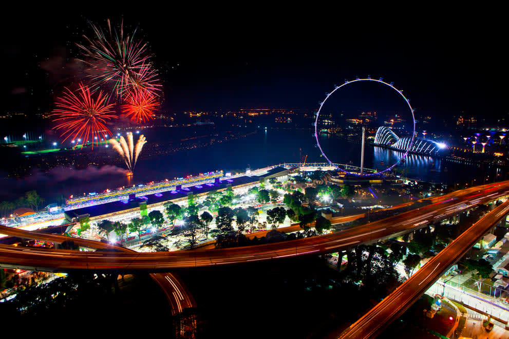 ปาร์ตี้ก่อนการแข่งขัน Singapore Flyer Formula 1 Singapore Grand Prix Season 2024