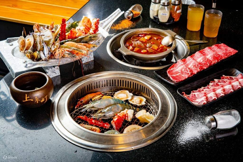 All You Can Eat at Shang He Ding Japanese BBQ in Ximen Station