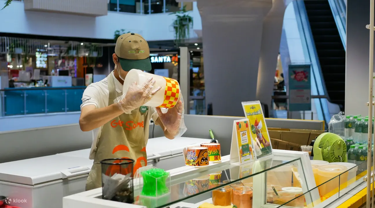 Mega Fries at Potato Corner in Bangkok
