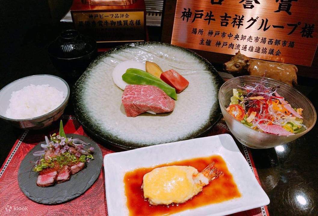 神戶牛榮吉的鵝肝鮮蔬鐵板燒