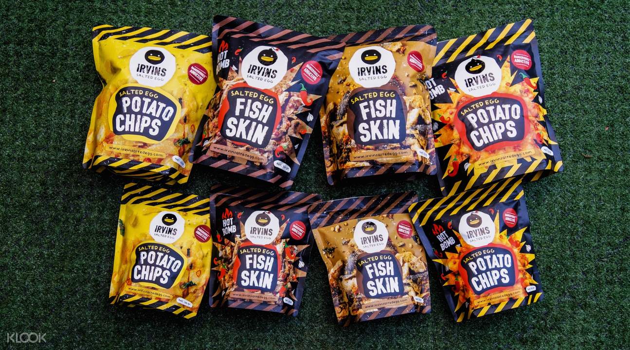 IRVINS Salted Egg Fish Skin and Potato Chips in Singapore