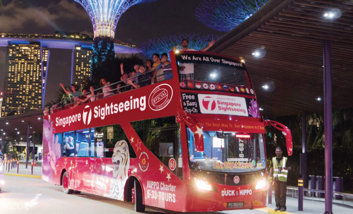 singapore night city bus tour