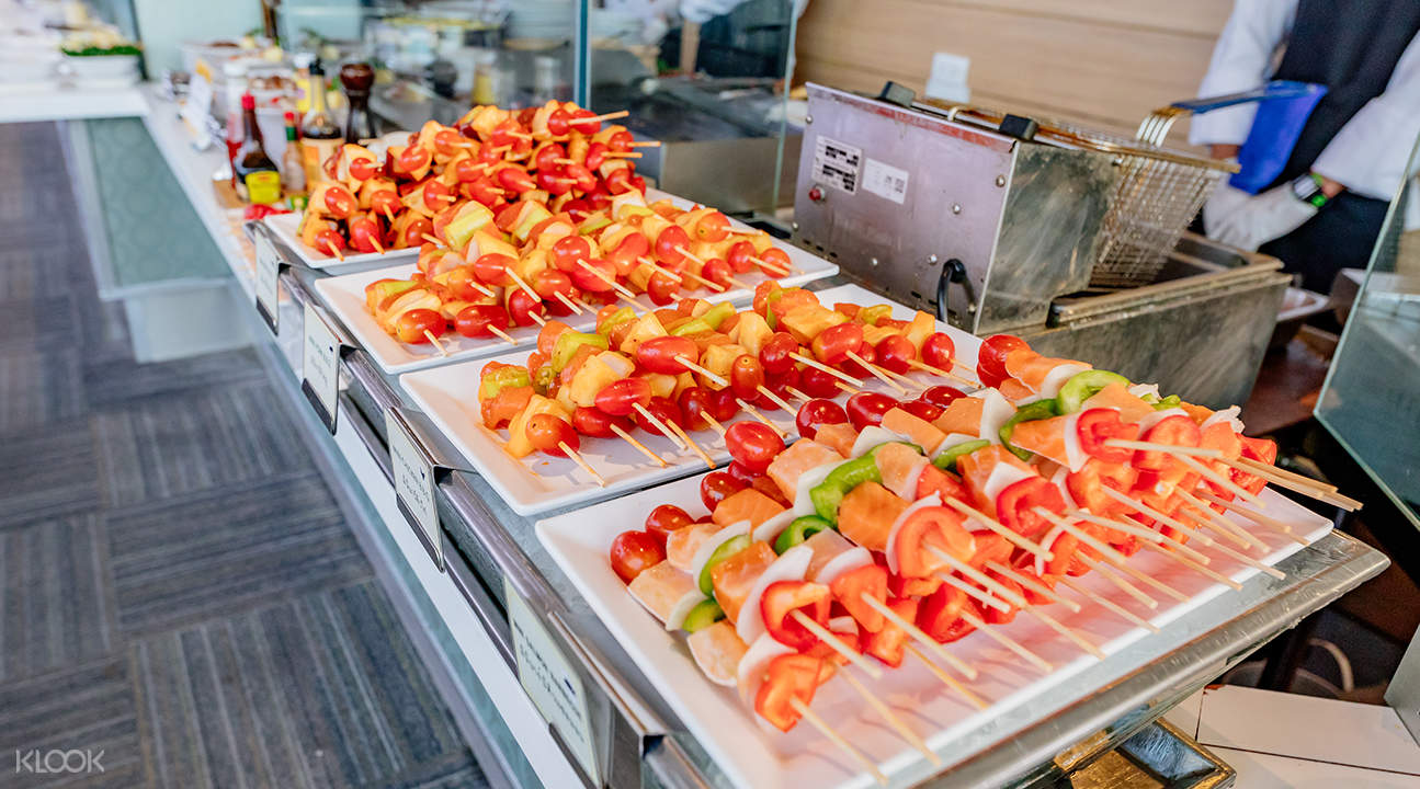 Crystal Grill Buffet in Baiyoke Sky Hotel's 82nd Floor in Bangkok, Thailand