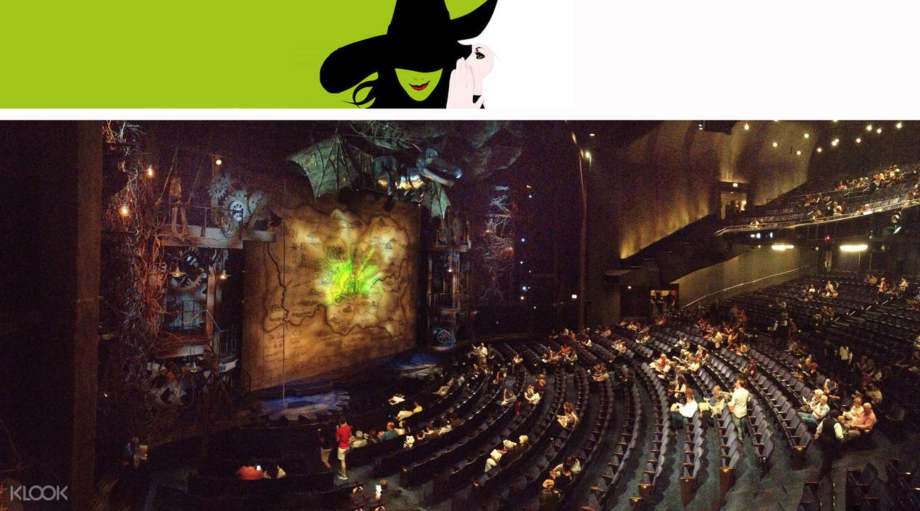 Wicked Broadway Show Ticket New York, USA (Orchestra Seat) Klook US