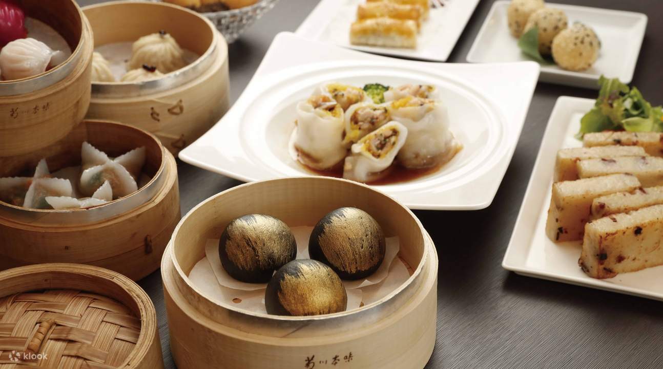 dim sums at The Dining Place at Taipei Marriott Hotel