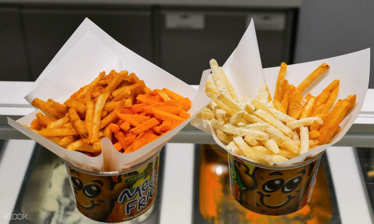 Mega Fries at Potato Corner in Bangkok