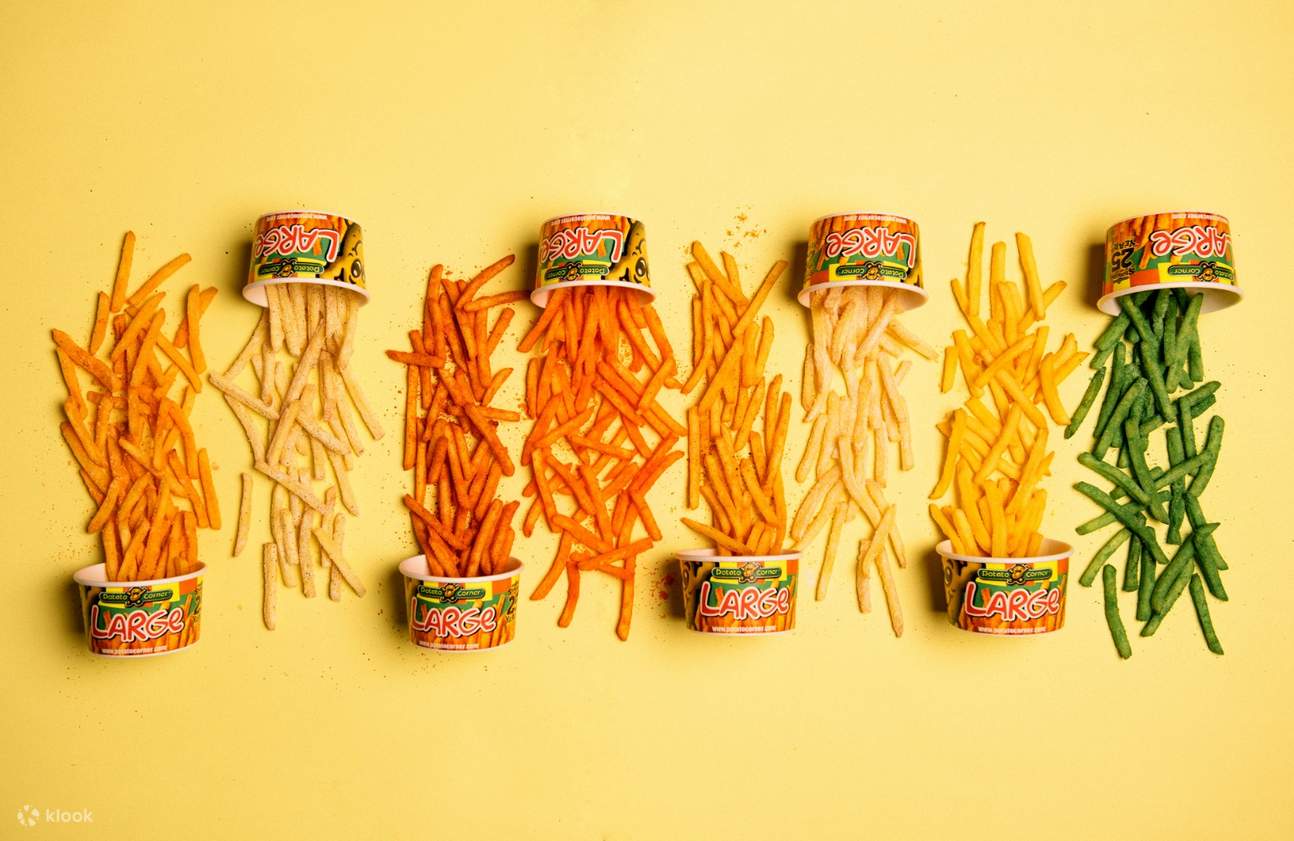 Mega Fries at Potato Corner in Causeway Bay, Hong Kong