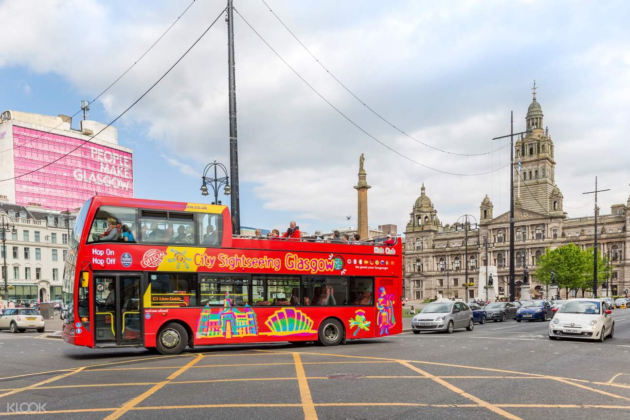 buses travel in glasgow