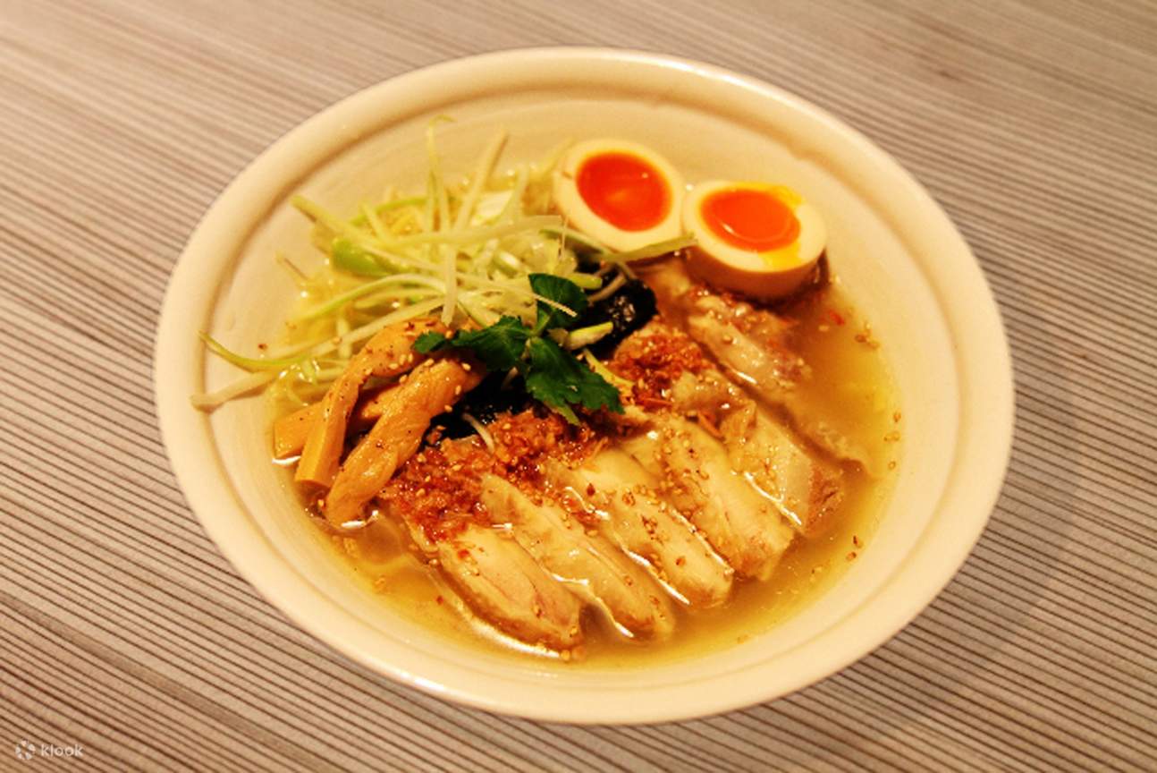 salty ramen with chicken at Kitaichi in Sapporo Tanukikoji 