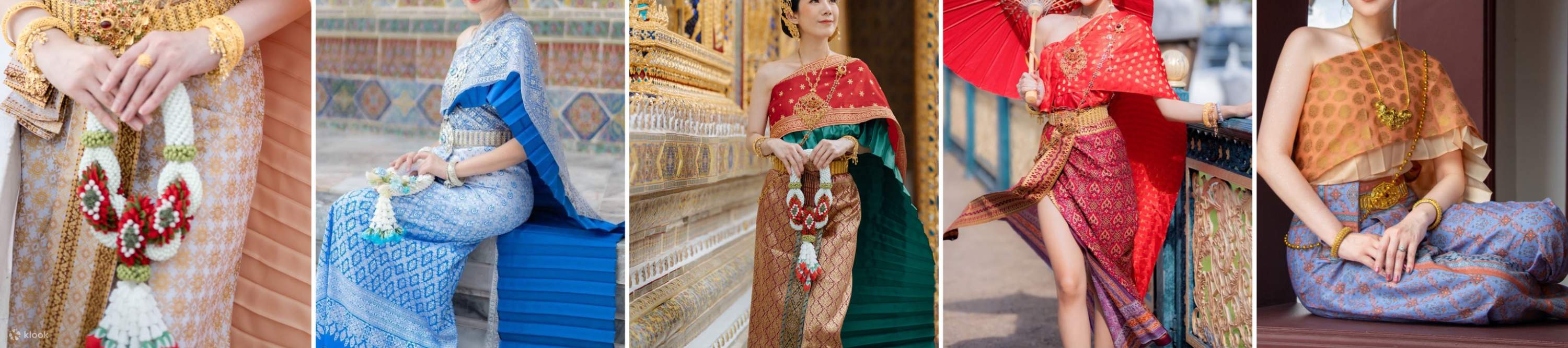 Premium Thai Traditional Costume Rental at Wat Saket Klook Malaysia