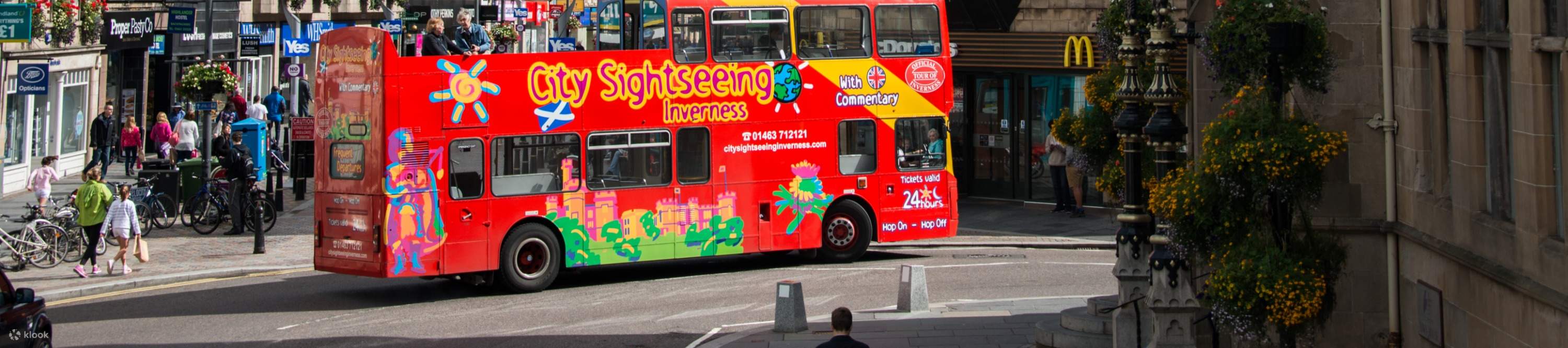 Tur bus rute merah Inverness Hop On Hop Off - Klook Indonesia