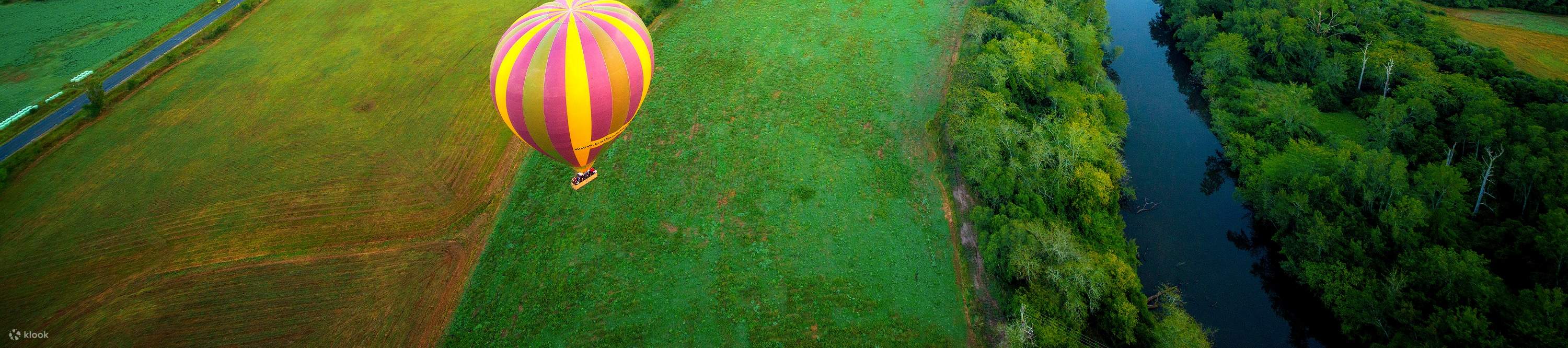 view from the balloon