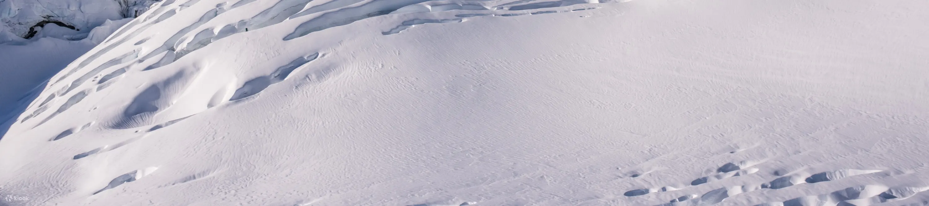 white snow