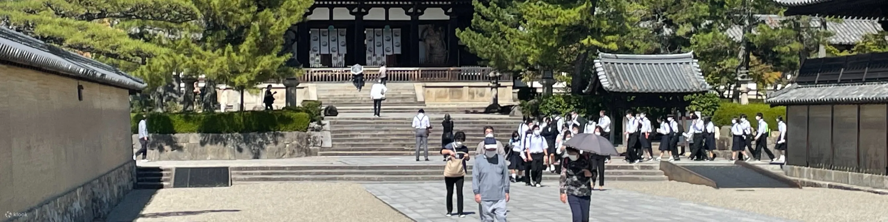 世界水果「法隆寺」まで自転车で5分