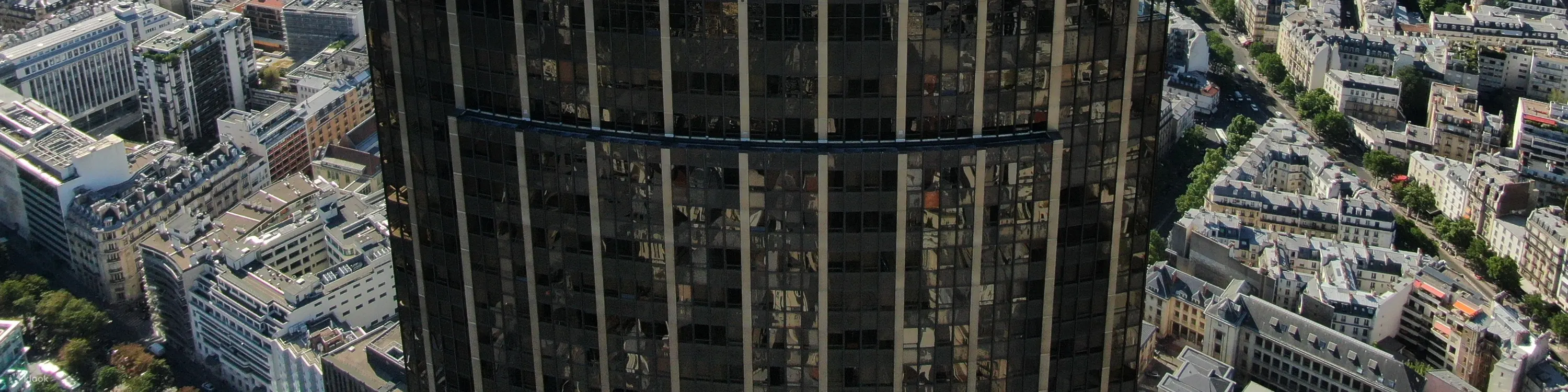 drone view from Montparnasse tower