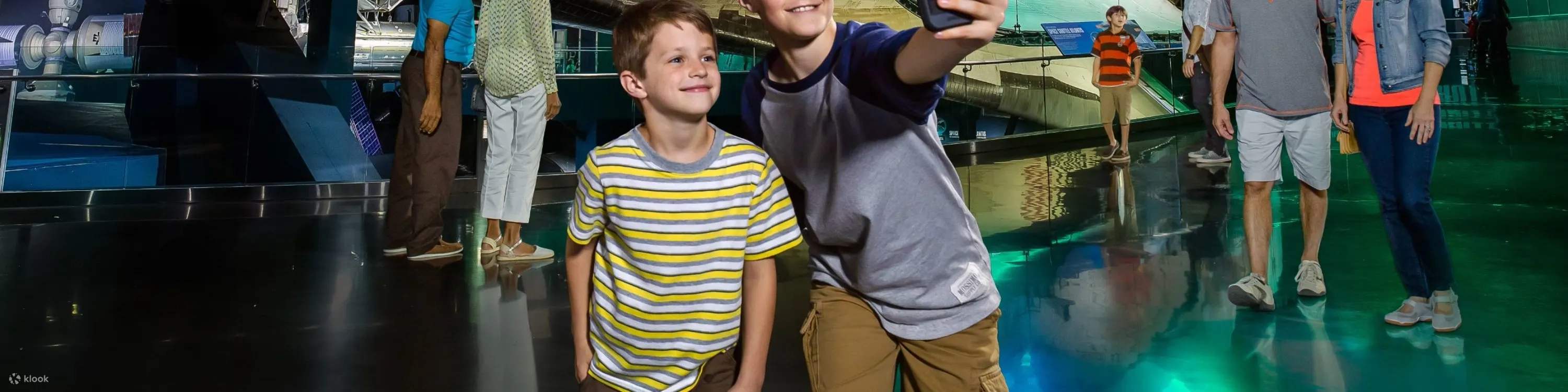 Don't forget to capture a memorable photo with Space Shuttle Atlantis