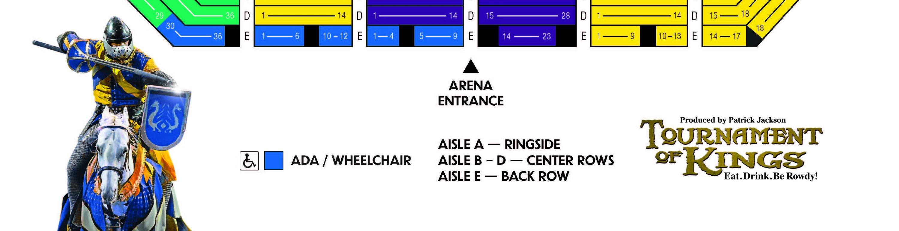 Tournament Of Kings Seating Chart