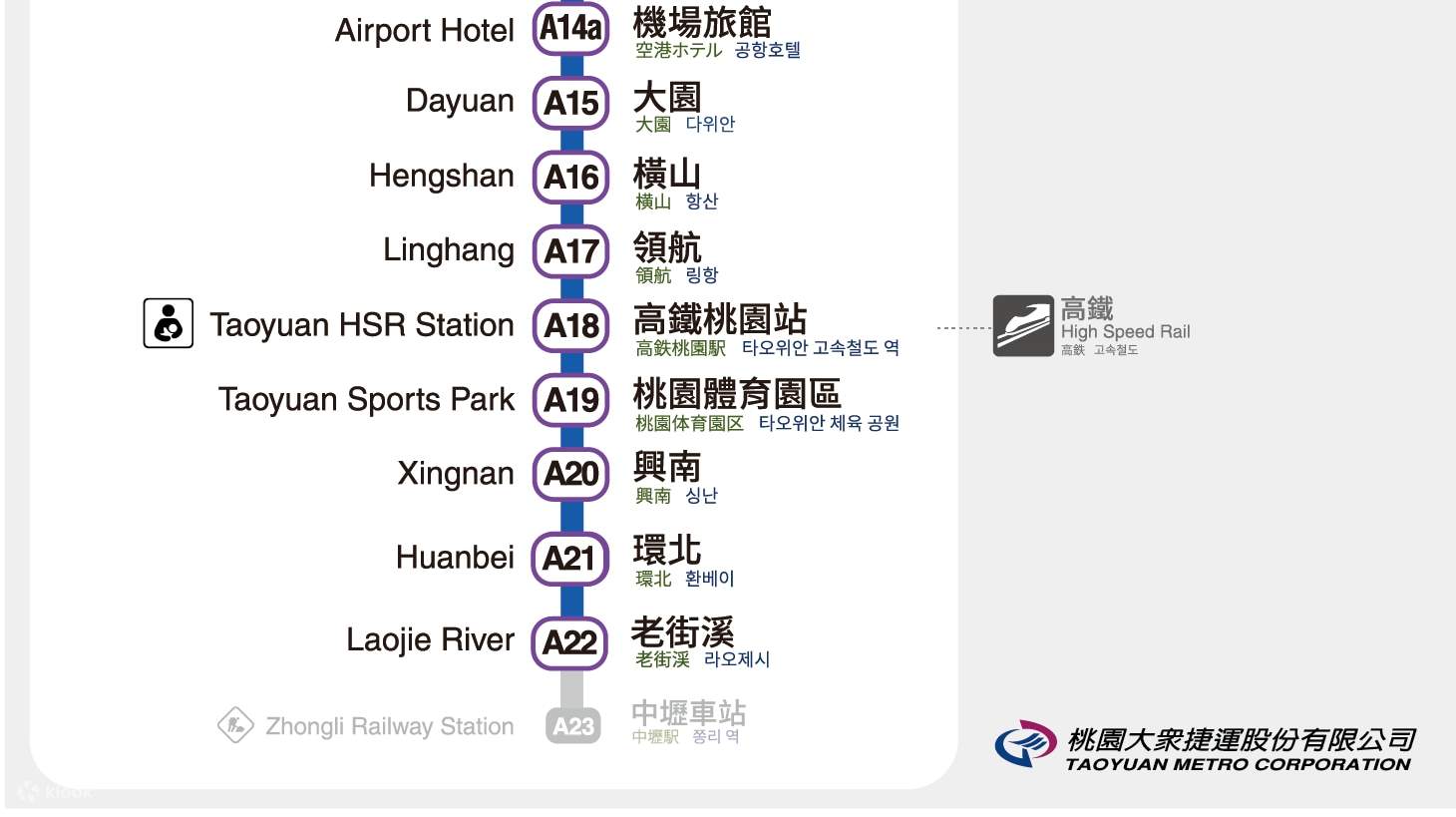 桃園空港MRT チケット（台北） | Klook