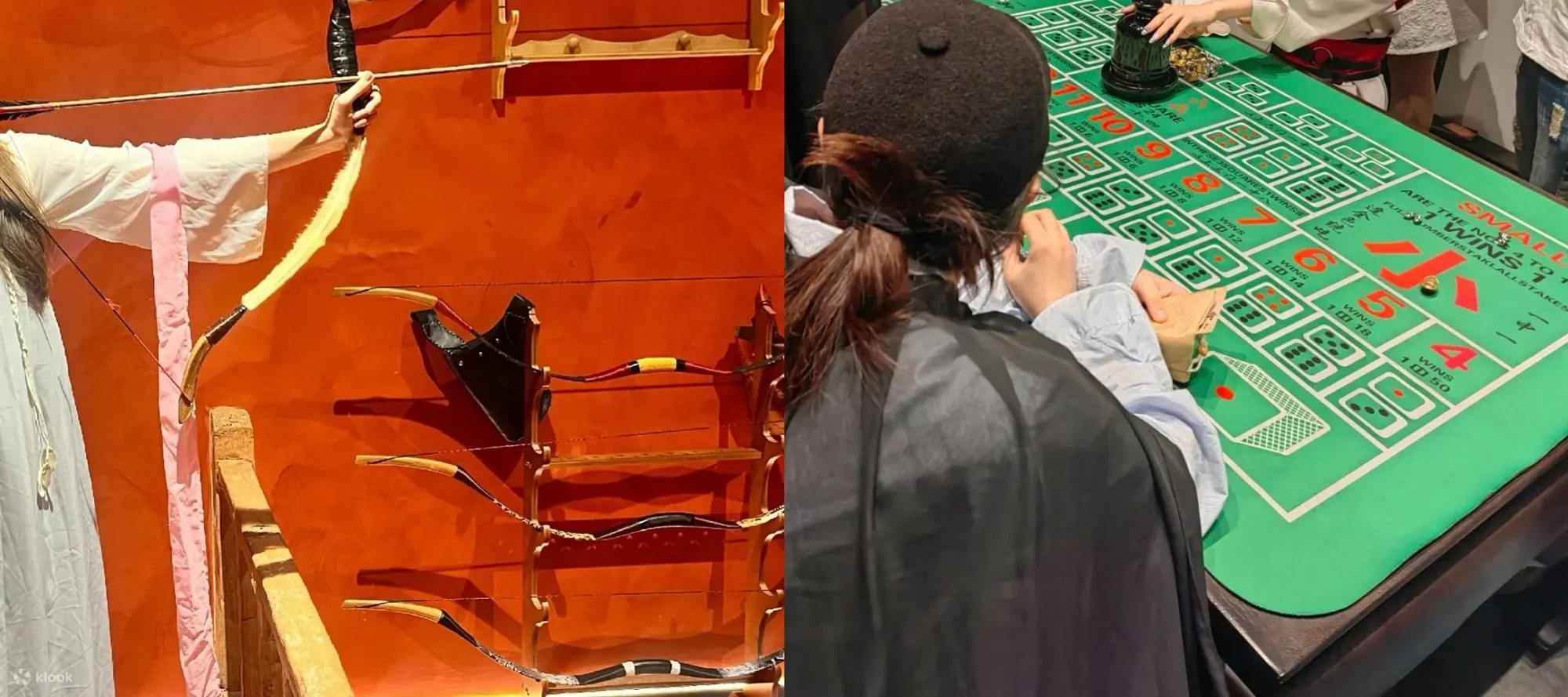 来到庆渝宴可以体验游戏活动，在这里可以尽情体验各种传统文化活动投壶、蹴鞠、书法、下棋等，每一项活动都像是一把钥匙，开启了古老文化的大门，让你沉浸在历史的韵味中
