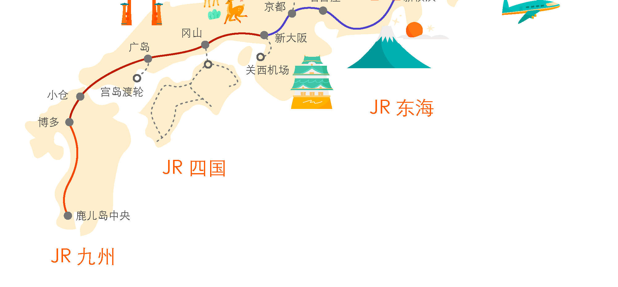 JR全日本铁路通票 - 7／14／21日券 - Klook客路