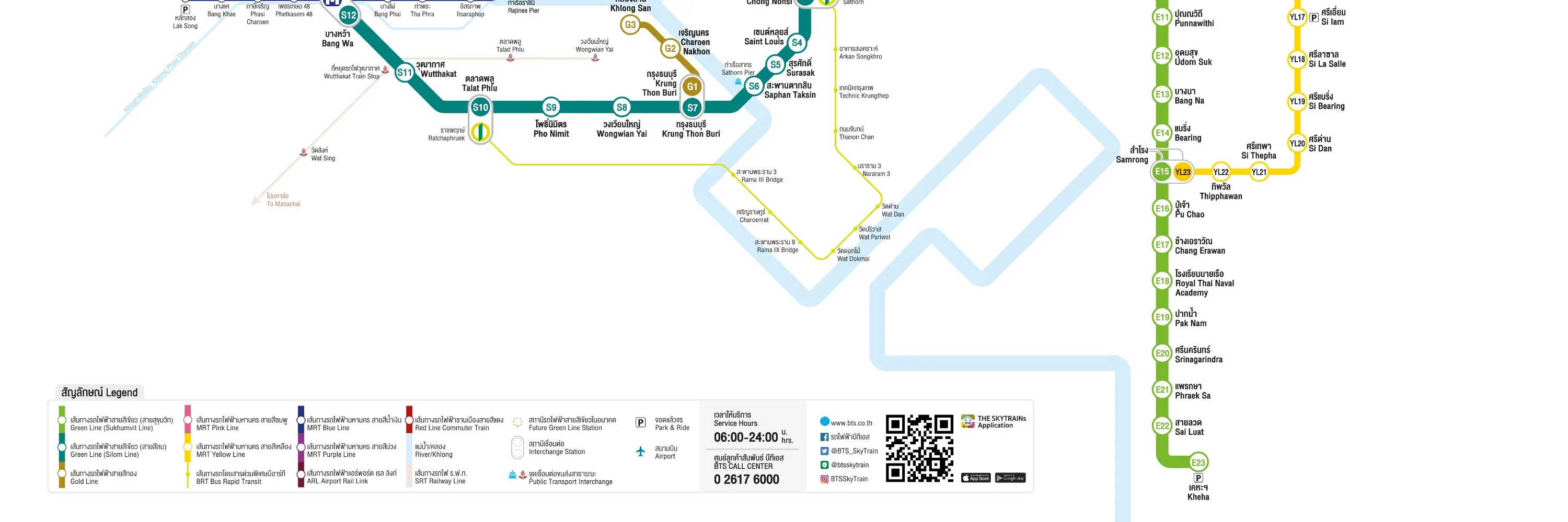 bangkok metro map