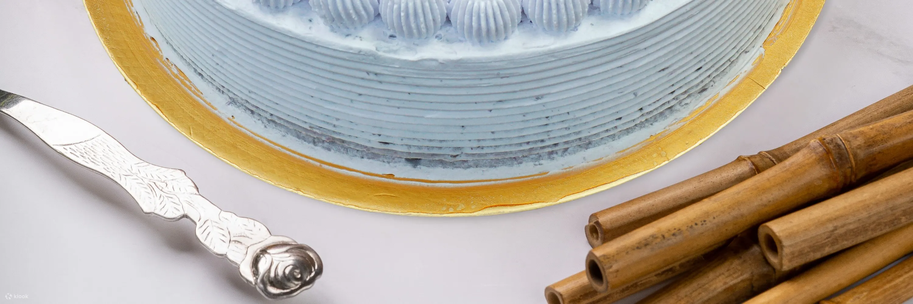 Pandan Taro Cake