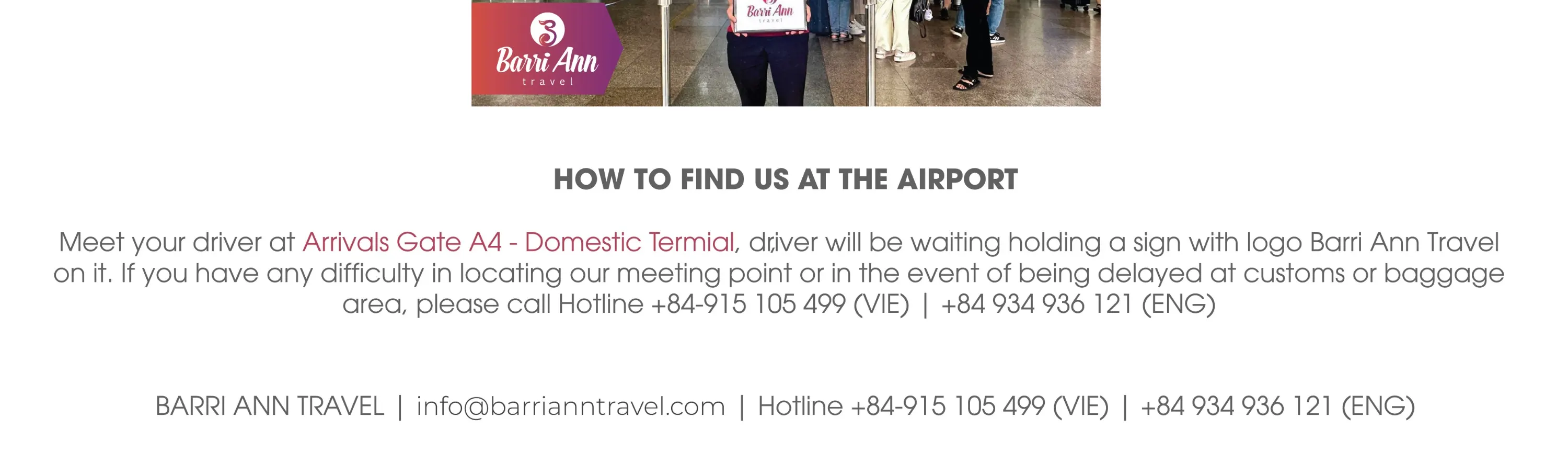 map show how to pick up in Danang Airport