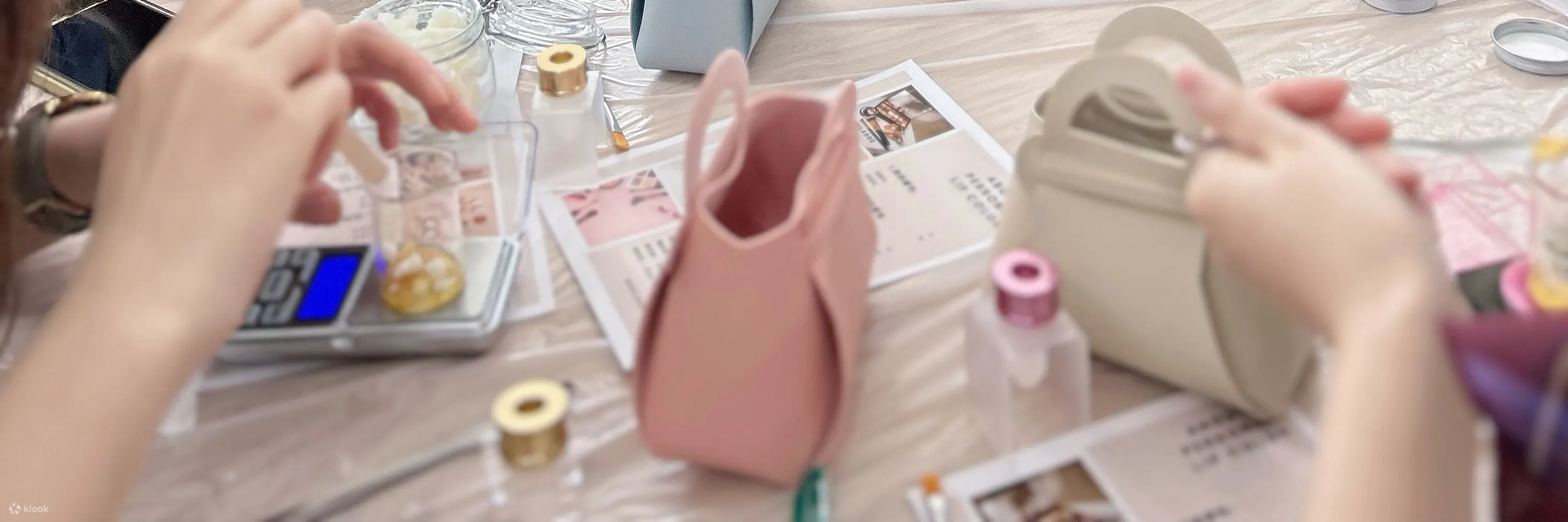 玫瑰花造型手工唇膏工作坊