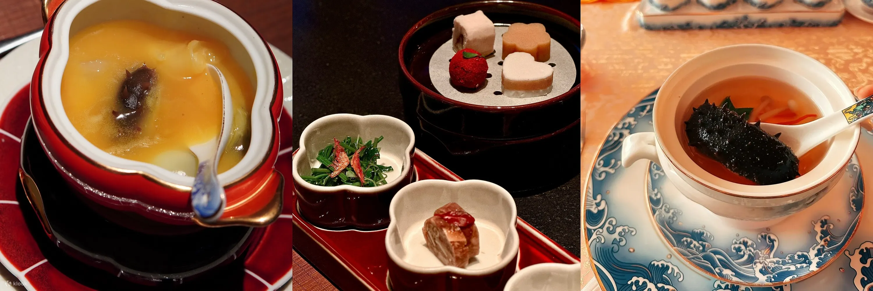 在菜品方面，中华一品宴更是将精致与美味发挥到了极致。开胃四味碟，酸甜开胃，为你的味蕾打开一扇新的大门；五彩鲜味冷头盘，凉拌海蜇头脆嫩爽口，令人食欲大增。