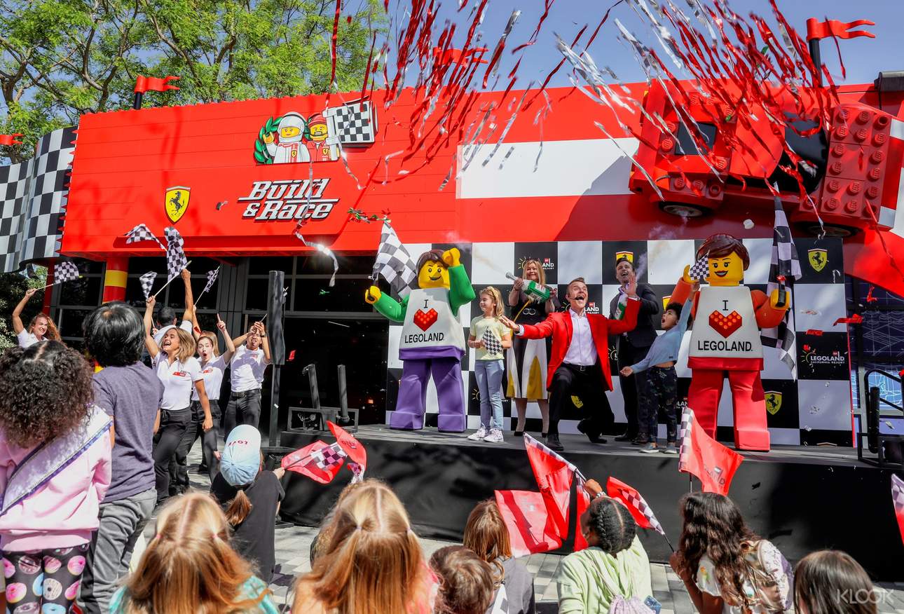 Start your engines for the new LEGO® Ferrari Build & Race Experience, now open at
LEGOLAND® California Resort!