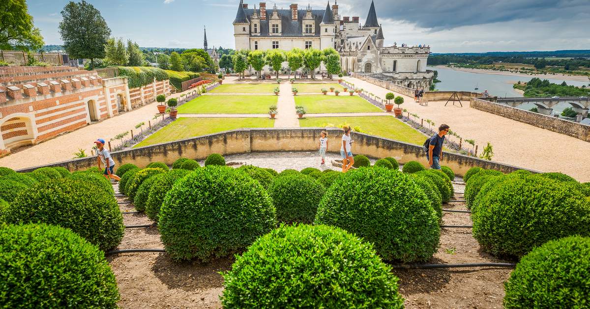 ロワール渓谷のアンボワーズ城の