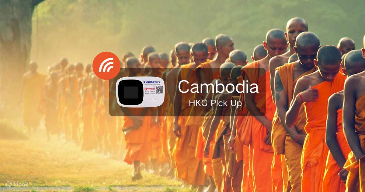3G WiFi Device (HKG Pick Up) for Cambodia - Klook Việt Nam