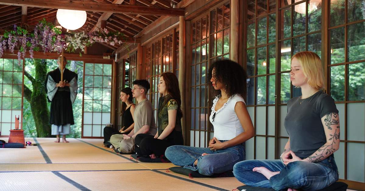 Zen Tea Activity Kyoto: Riverside Zen Meditation with Tea and Sweets - Klook United States