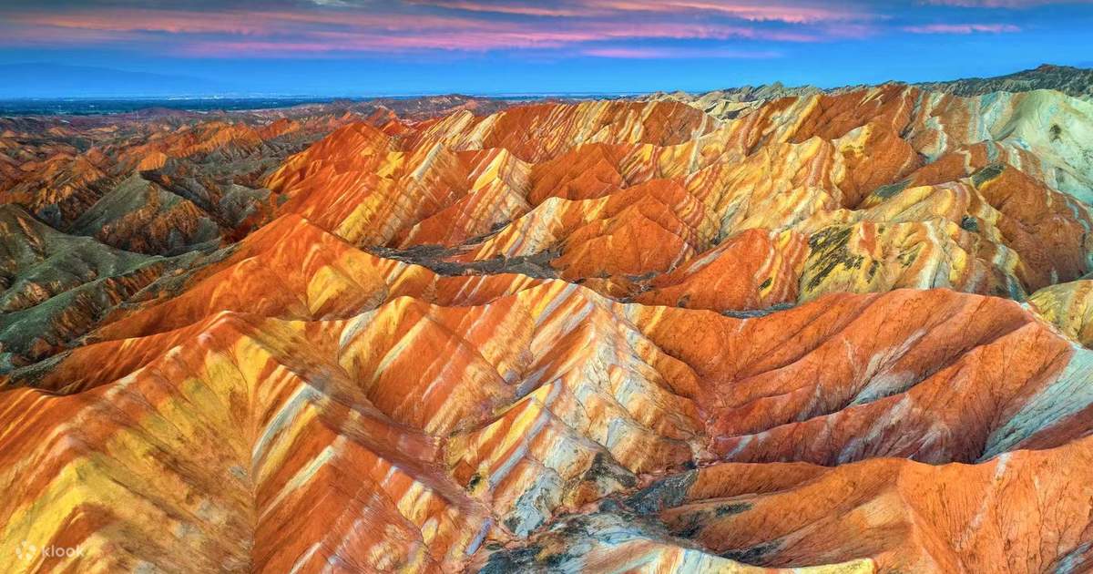 Small Images Pingshan Lake Grand Canyon and Zhangye Danxia Landform 1-Day Small ...