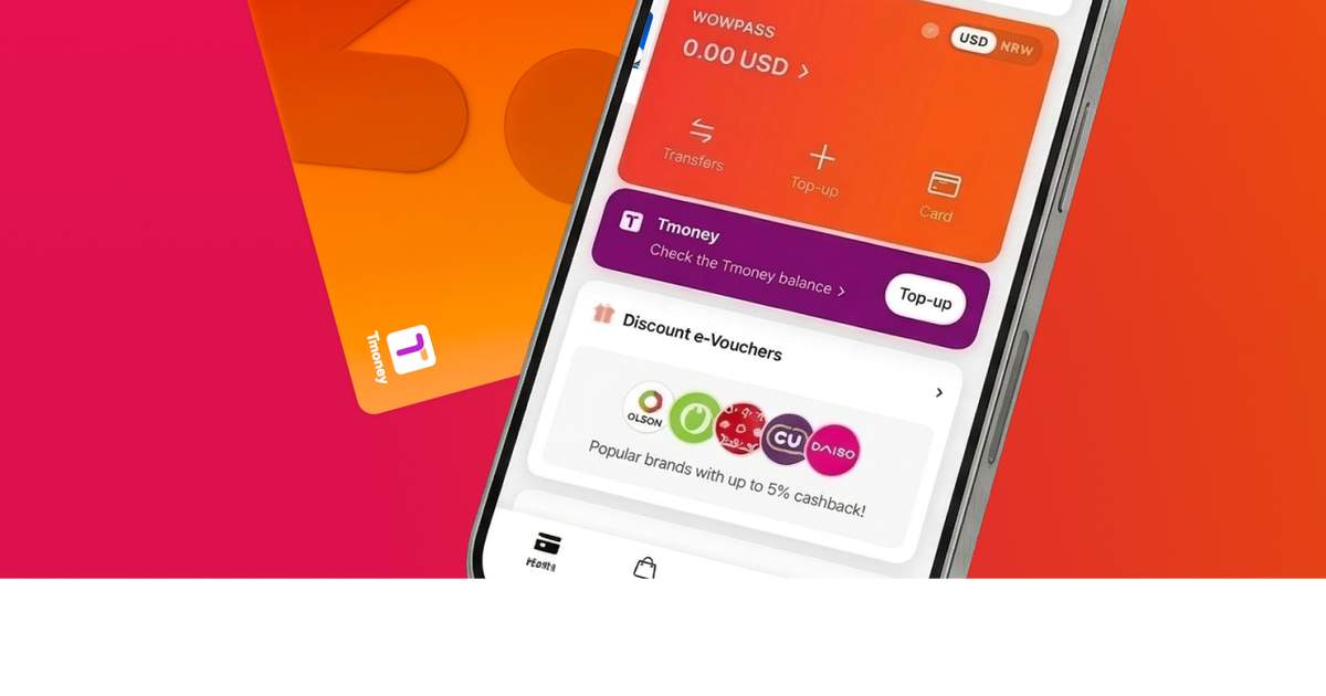 WOWPASS：韓国でのキャッシュレス決済用プリペイドカード - Klook