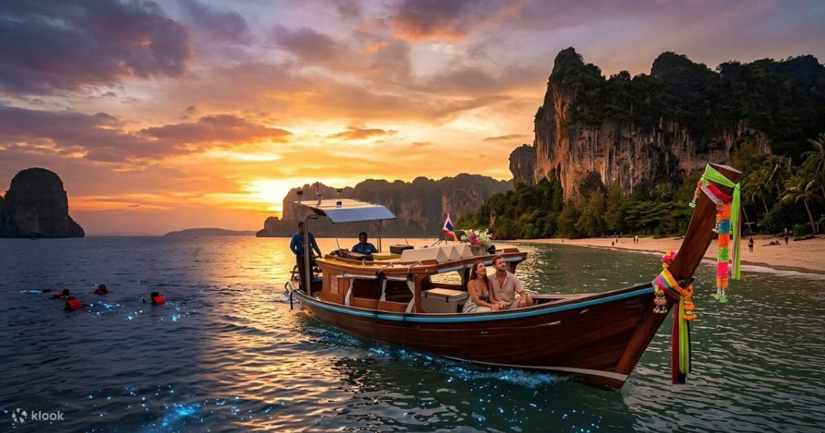 Krabi Railay Beach Sunset & Bioluminescent Experience - Klook