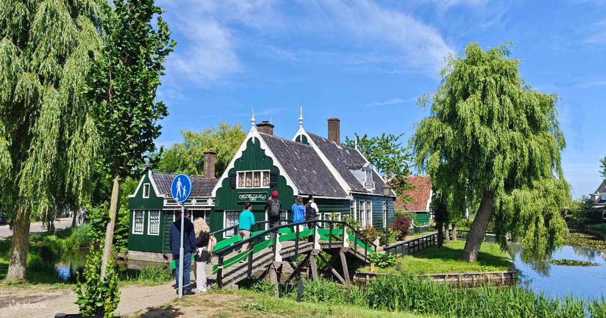 Netherlands Zaanse Schans Windmill Village & Giethoorn & Zaandam