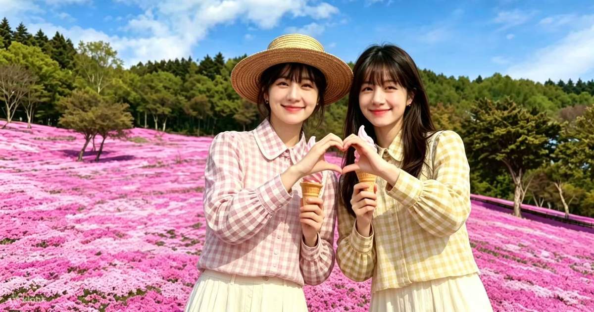 Takinoue Shibazakura Park and Shang Chung Bie Tulip Park Tour